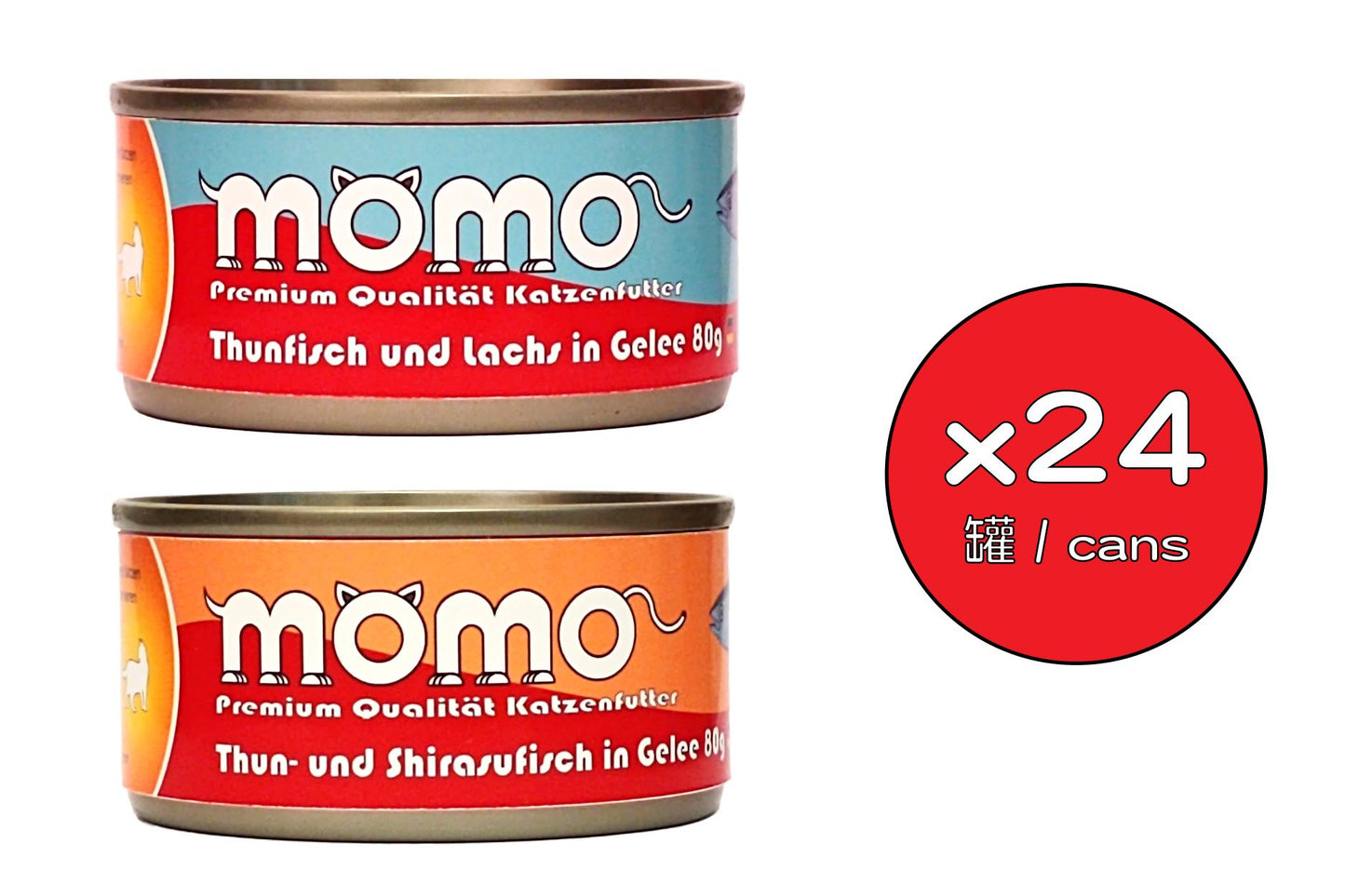 Momo - Jelly Combo 80g x 24 cans