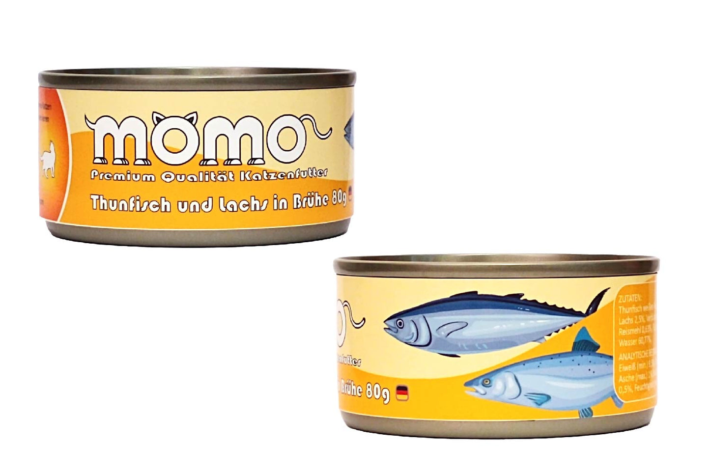 Momo Assorted Seafood Flavor Combo 80g x 24 cans